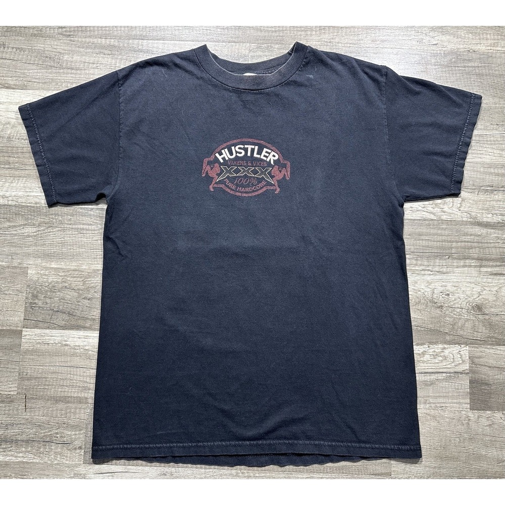 Vintage 90s Hustler Sexy Girl One Shot Will Hit‎ The G-Spot T-shirt Size Medium